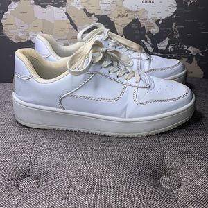 No Boundaries Women's Platform Casual Sneakers